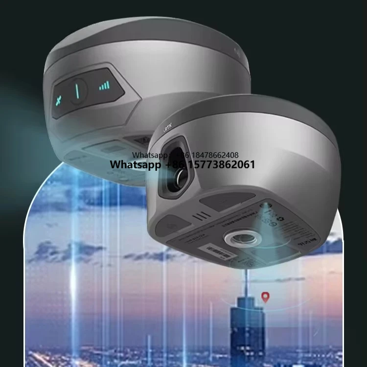 Hi Target Vrtk2 GPS RTK GNSS de mano con IMU, receptor GNSS RTK para topografía, base y rover GPS RTK GNSS