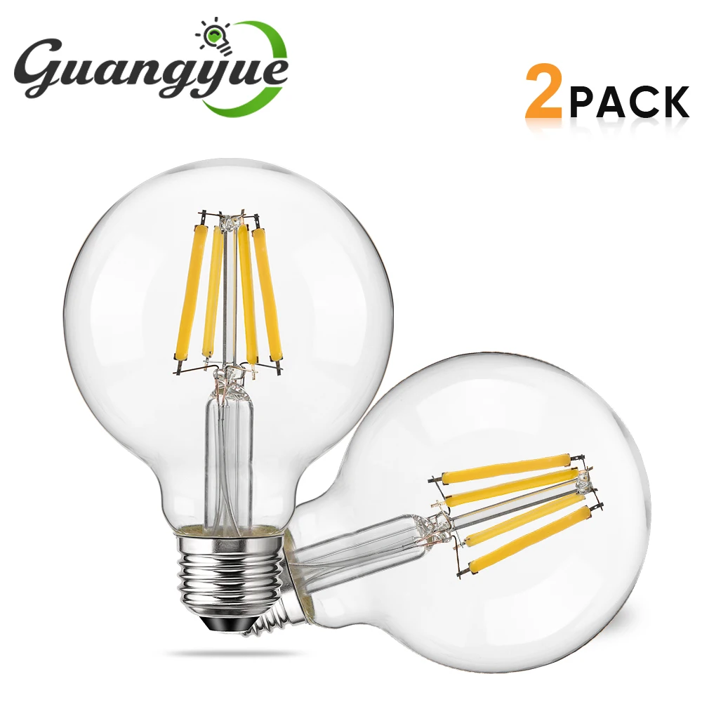 

Led Bulbs E27 Vintage G80 Clear Glass Globe Light Bulbs 7W 12W 220V Filament Bulb for Garden String Pendant Light Decoration