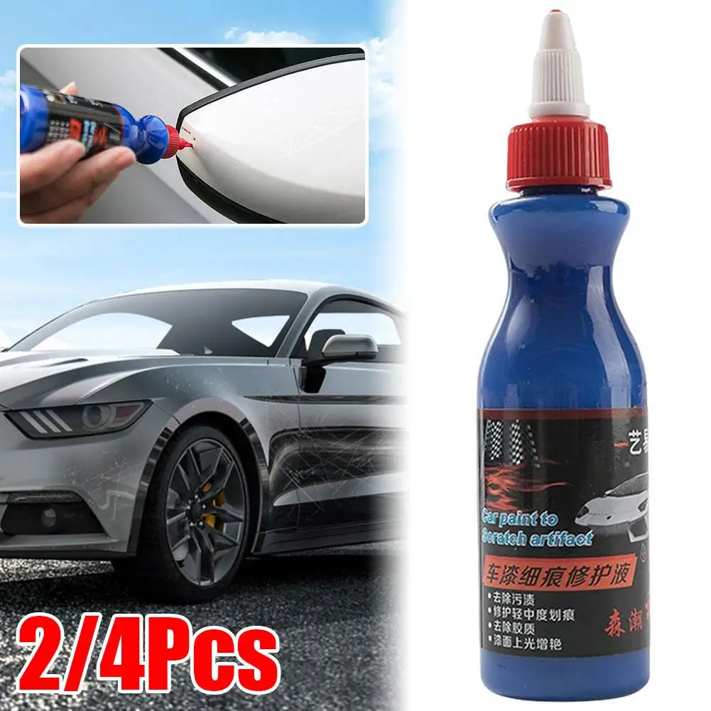 Car Scratch Repair Fluid 100ml Car Scratch Eraser Scratch Polishing Repair Repair Waterproof Car Decontamination Supplies I4O5