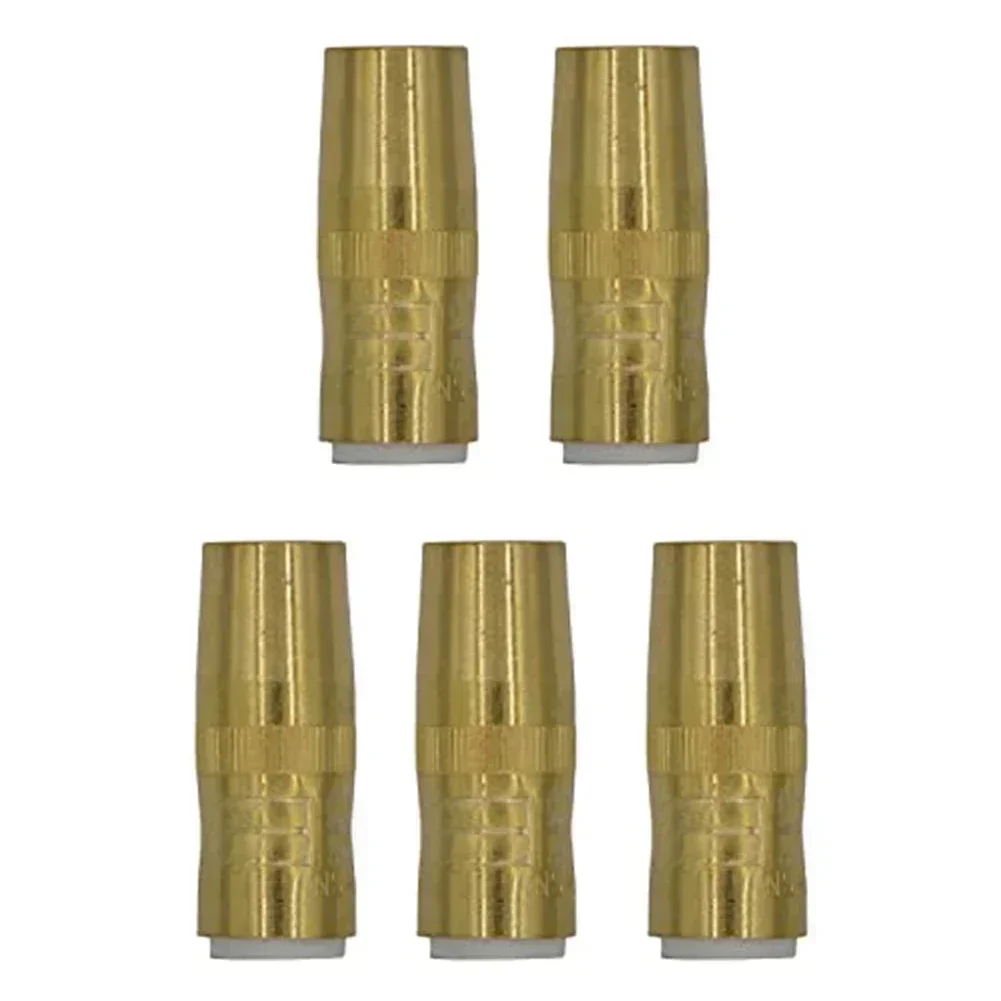 

5PCS 5/8" 1/8" Recess Brass Welding Nozzles For Bernard Style NS-5818B Nozzles DS-1 Gas Diffuser T-series Contact Tips Tools