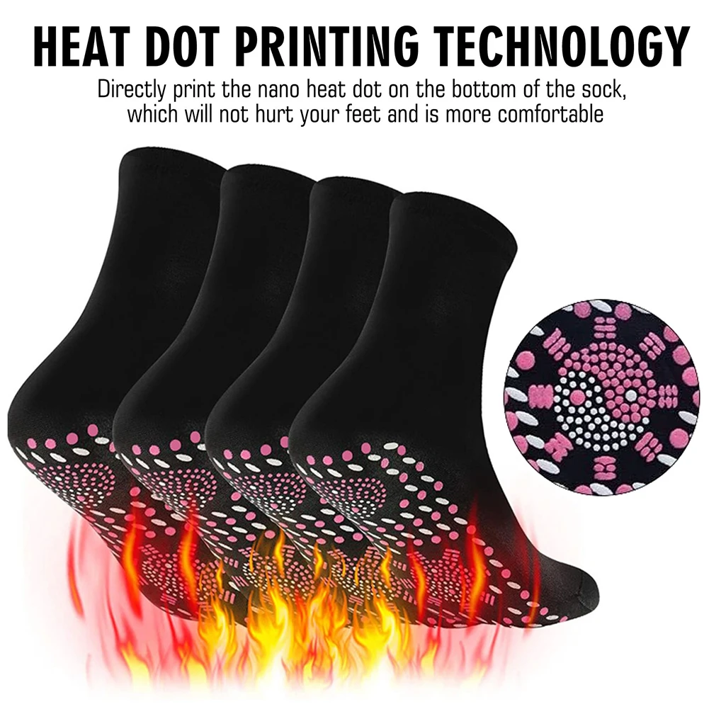 

Winter Warm Self Heated Massage Socks Therapy Non-slip Therapy Massage Socks Comfortable Anti-Fatigue Arch Support for Men Women