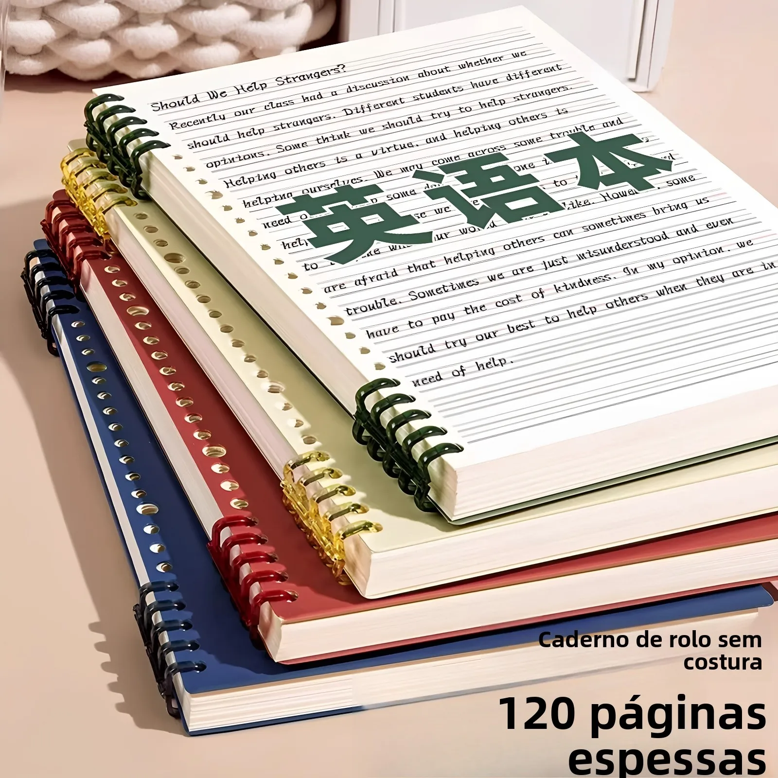 thickened-detachable-b5-english-notebook-refillable-student-exercise-book-three-grids-per-line-suitable-for-middle-and-high-s