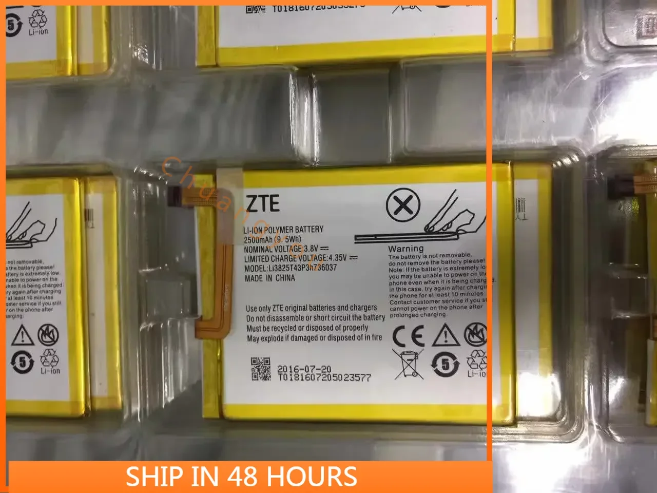 

For ZTE V7 Lite Dual SIM Mobile Phone Battery ZTE Mobile Phone Battery