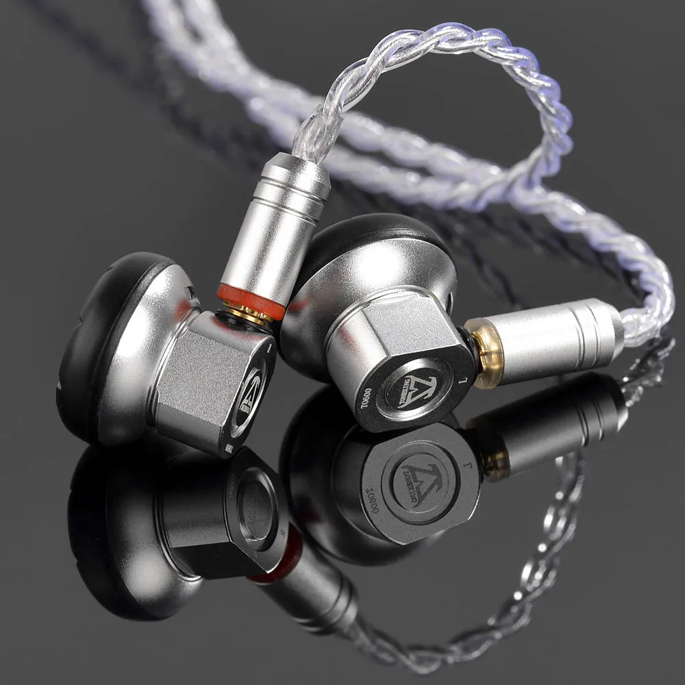 TONEKING TO600 مقاومة عالية برأس مسطح ياربود HIFI مراقب الجرافين الحجاب الحاجز الديناميكي ستيريو MP3 سماعة ث/واجهة MMCX