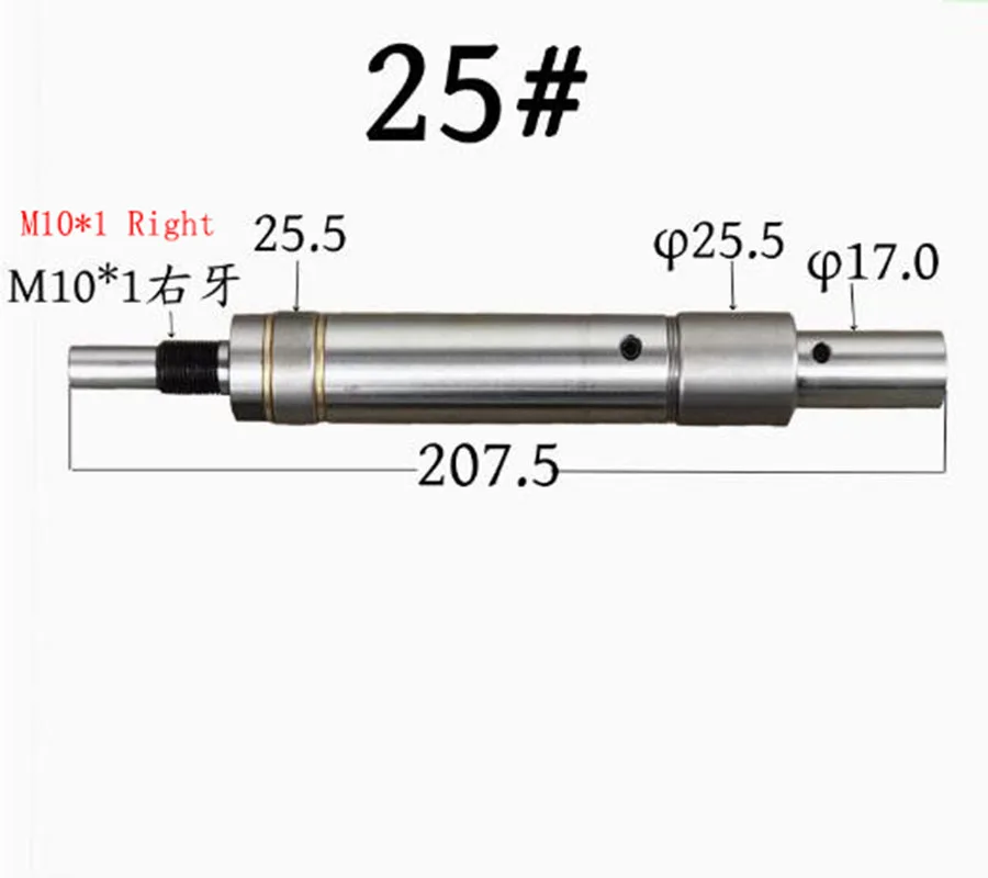 

For IEMCA 25# D25.5 Revolving tip rotary joint M10x1.0mm Right Thread Automatic Bar Feeder Parts