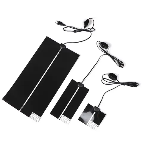 5-45W Terrarium Reptiles Heat Mat Climbing Pet Heating Warm Pads Adjustable Temperature Controller Mats EU/US