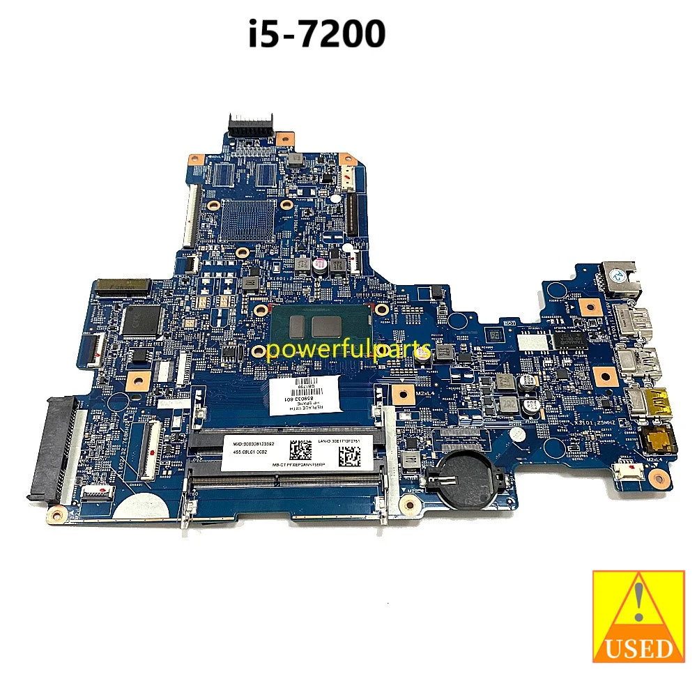 

For Hp 17-x Laptop Motherboard 859033-601 859033-001 i5-7200u CPU On-Board 448.08E01.0021 15289-2 Mainboard DDR4 Working OK