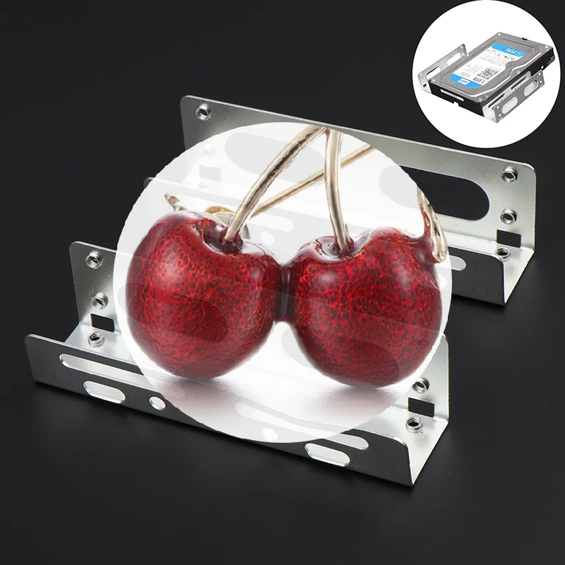 

Кронштейн для двойного жесткого диска Caddy — расширение оптического привода от 3,5 до 5,25, идеально подходит для настольных накопителей SSD M.2 HDD.