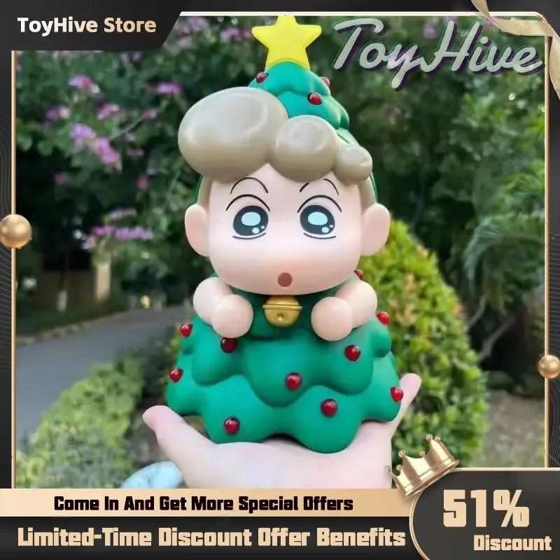 

Crayon Shin-Chan Cos Snowman Christmas Tree Decoration Shinchan Cartoon Characters Anime Figure Collection Birthday Toys Gift