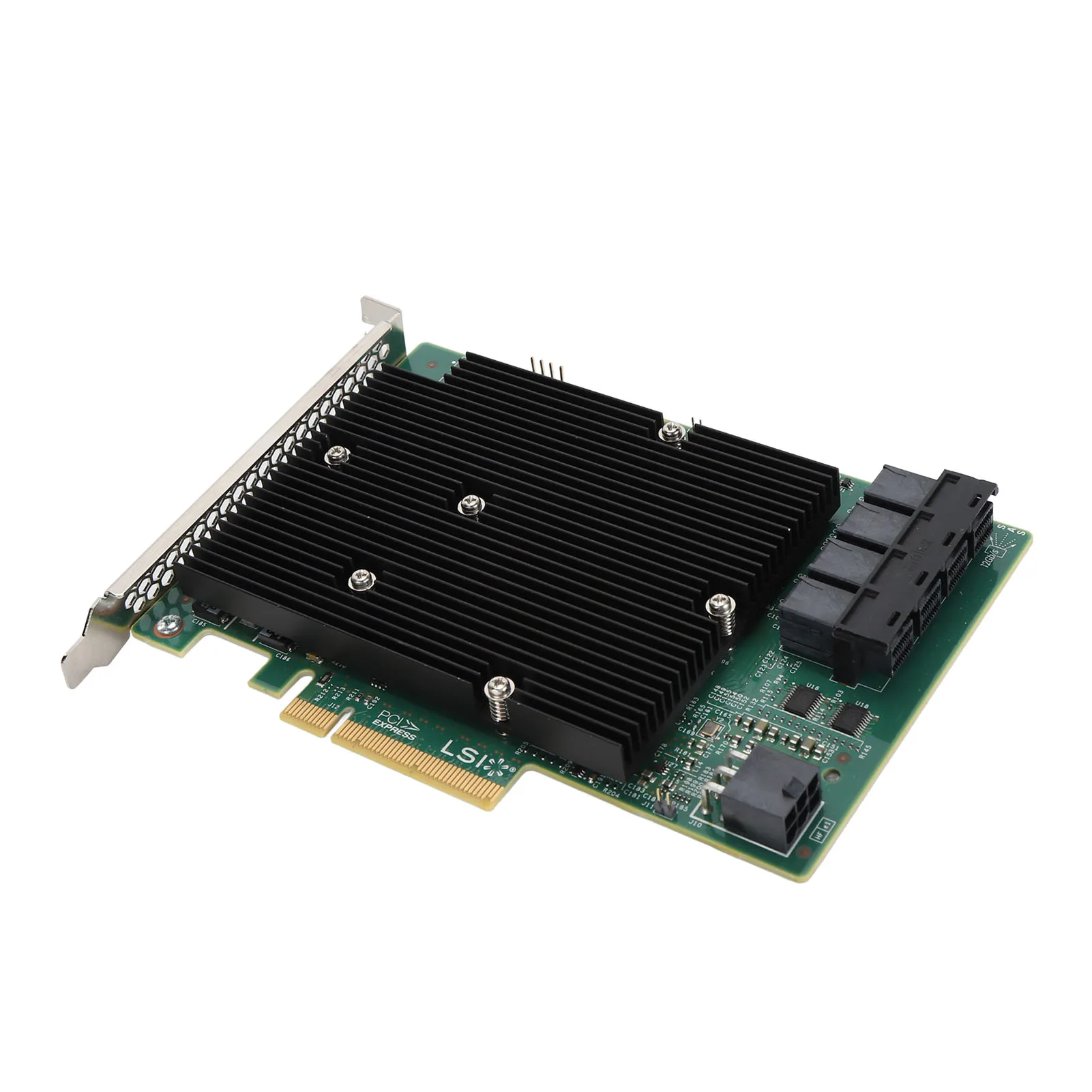 بطاقة LSI SAS 9300 16I HBA 12Gbps 16 SATA SAS Port HBA بطاقة تحكم لنظام التشغيل Windows لـ Linux لـ VMware لبطاقة FreeBSD HBA