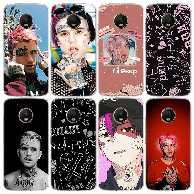 Lil Peep Lil Bo Peep  black Phone Case For Xiaomi Poco X3 GT X4 NFC M4 M5 M5S X6 X5 Pro 5G M3 Mi F6 F5 F4 F3 F2 F1 TPU Cove