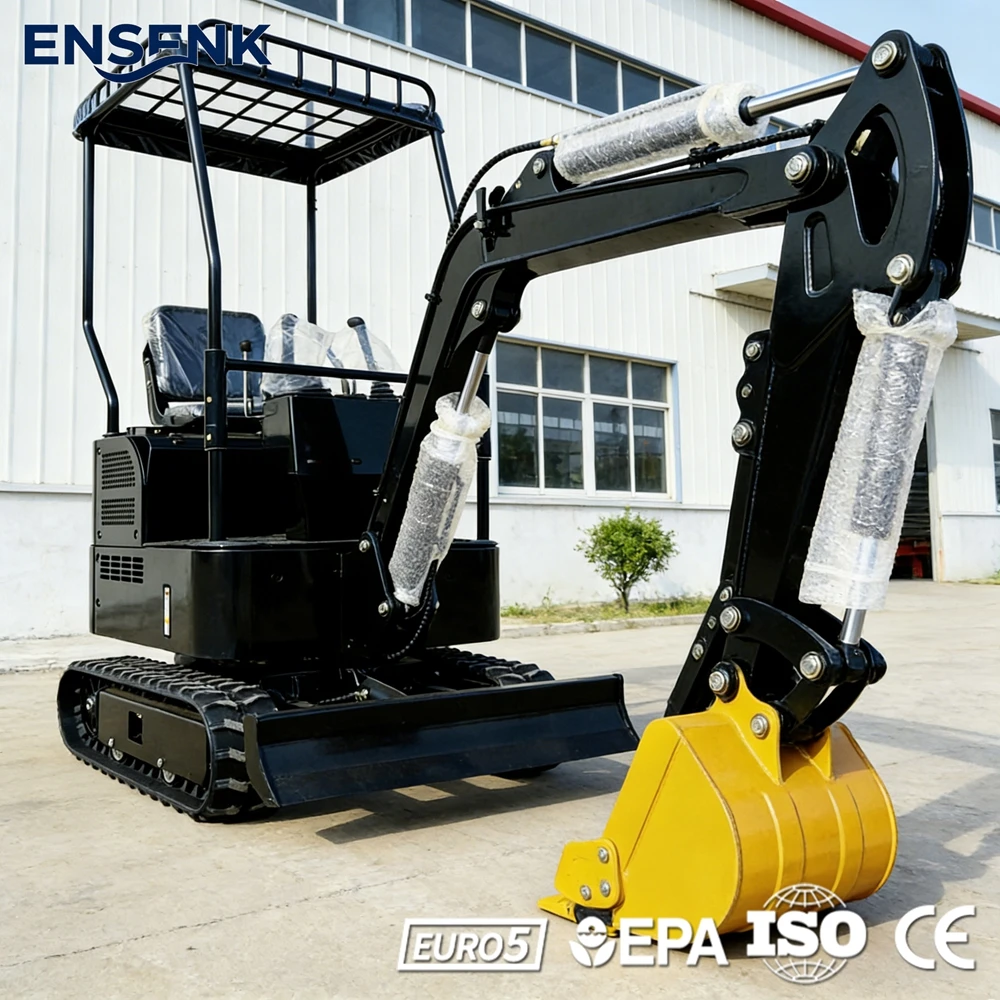 

Мини-экскаватор 1.7 тонны с двигателем Kubota/Yanmar и траншеекопателем для строительных и сельскохозяйственных работ, быстрая доставка