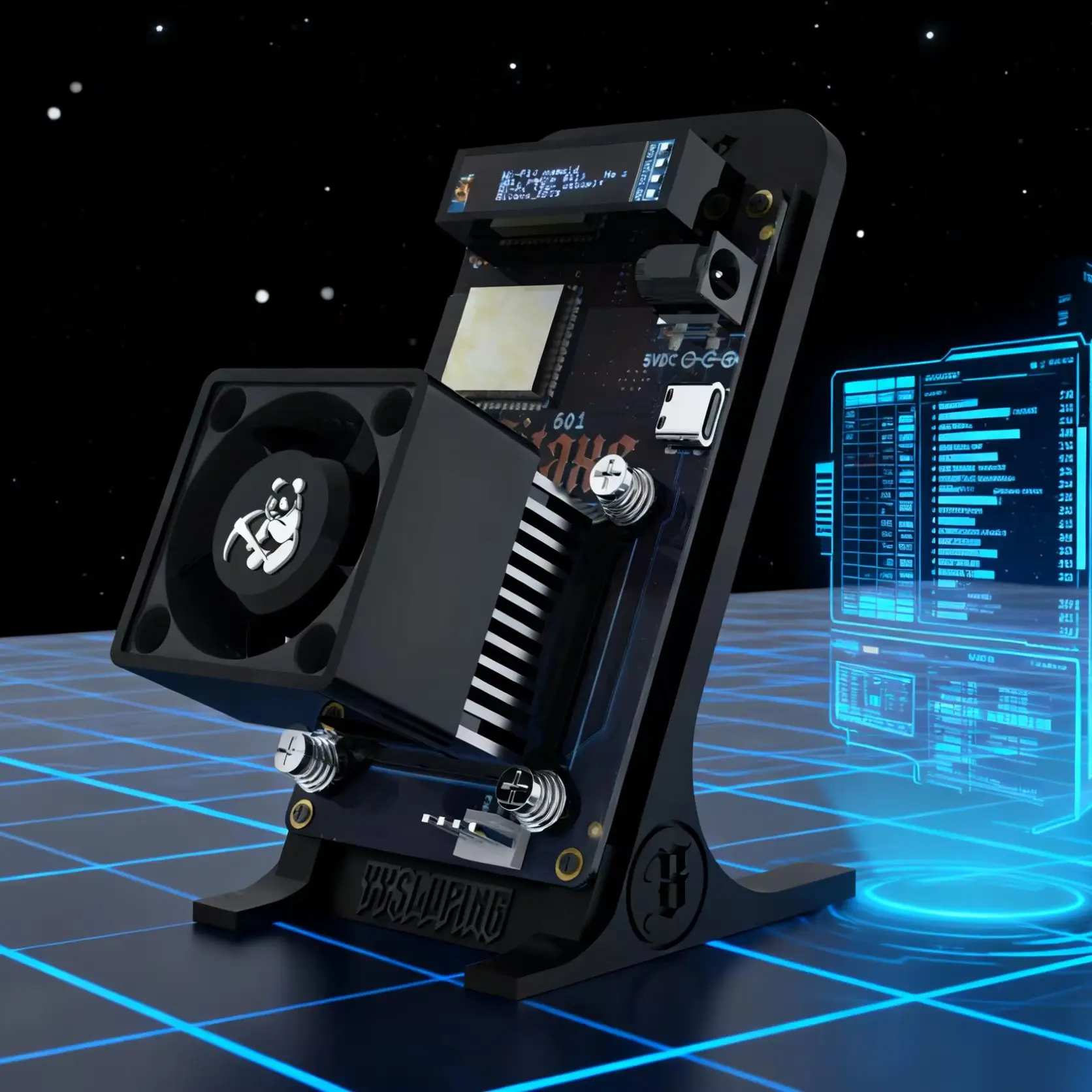 أحدث جهاز تعدين بيتكوين مفتوح المصدر لعام 2025 YYSLuping Bitaxe Gamma 601 1.2th/s 18 وات مع مصدر طاقة #3