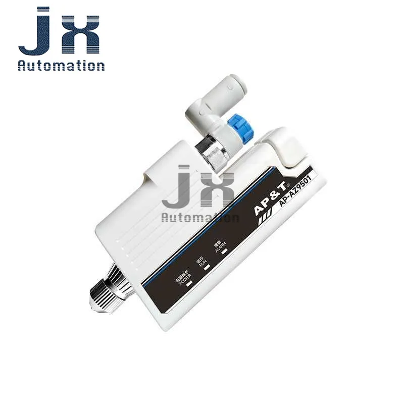 AP‑AZ9502 High Frequency Ionizing Air Nozzle DC24V Industrial Static Eliminator Anti‑static Ion Nozzle With Status Alarm