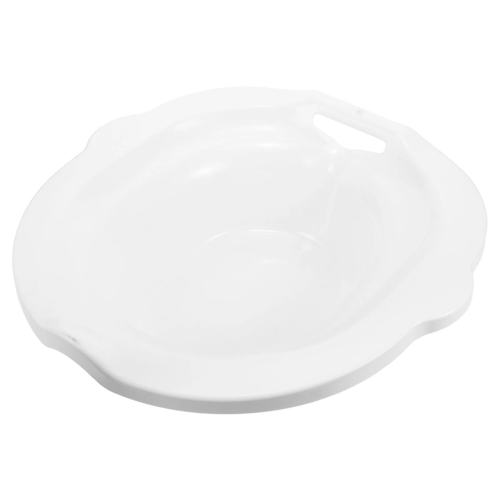 

White PP Basin Sitz Bath For Postpartum Care Large Space Thickened Postpartum Care Elderly Women Wash Basin Sitz Bath Home