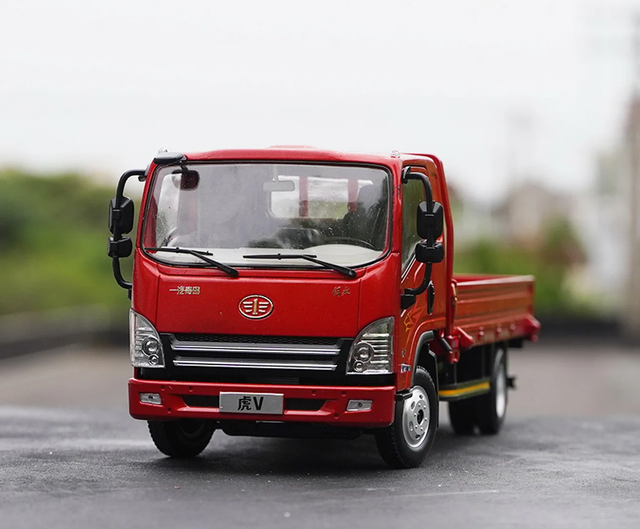 1/24 Scale Faw Jiefang Tiger V Truck Pickup Red Diecast Car Model Toy Gift NIB