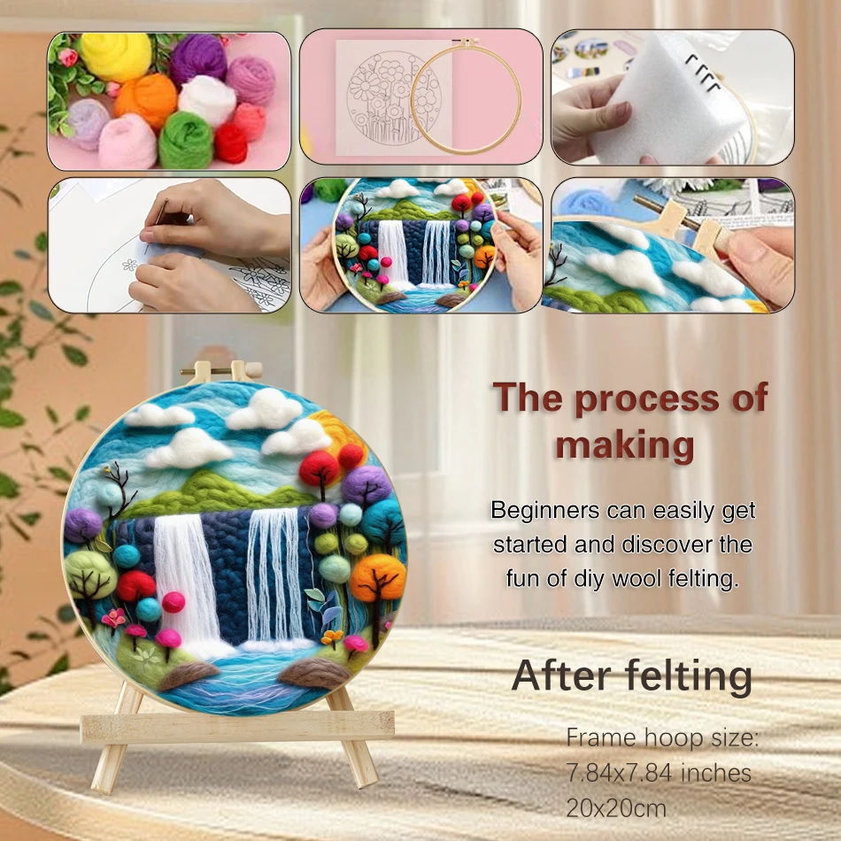 SDOYUNO DIY filc wełniany zest – Embroidery For Beginners recenzja i cena