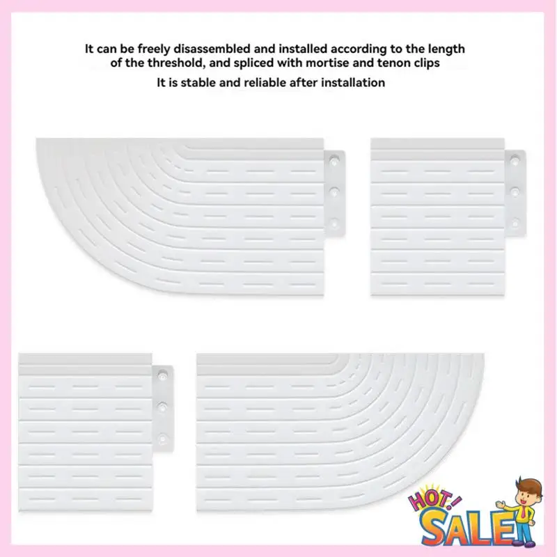 Tiras de umbral A88X, rampa de aspiradora para sillas de ruedas, accesorios, piezas de aspiradora, color blanco