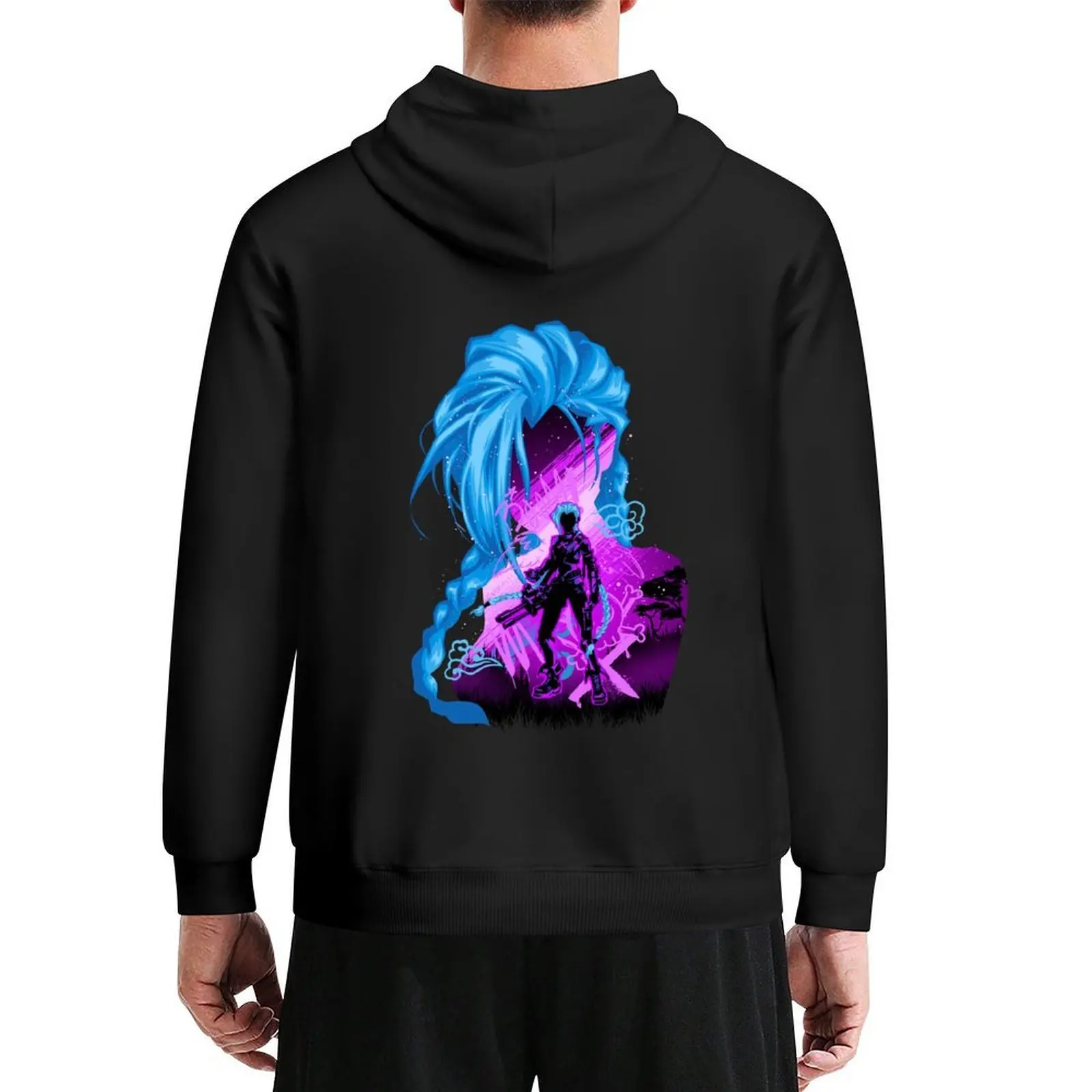 

Blue Girl Hoodie hooded shirt japanese style korean autumn clothes men wear hoodie streetwear