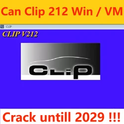 Software para coches ren-ault Can-Clip V212 último, con Keygen hasta 2029, reprogramación de mediciones de prueba de Airbag, enlace multímetro