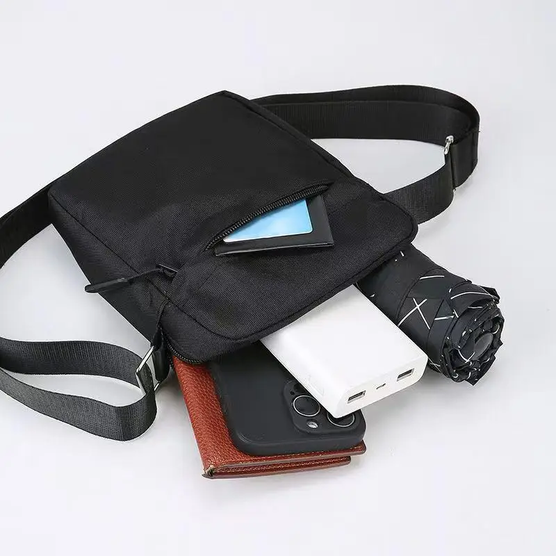 Umhängetaschen für Damen und Herren, einfarbige Umhängetaschen, kleine Umhängetaschen, leichte Handytaschen. – Detail 3