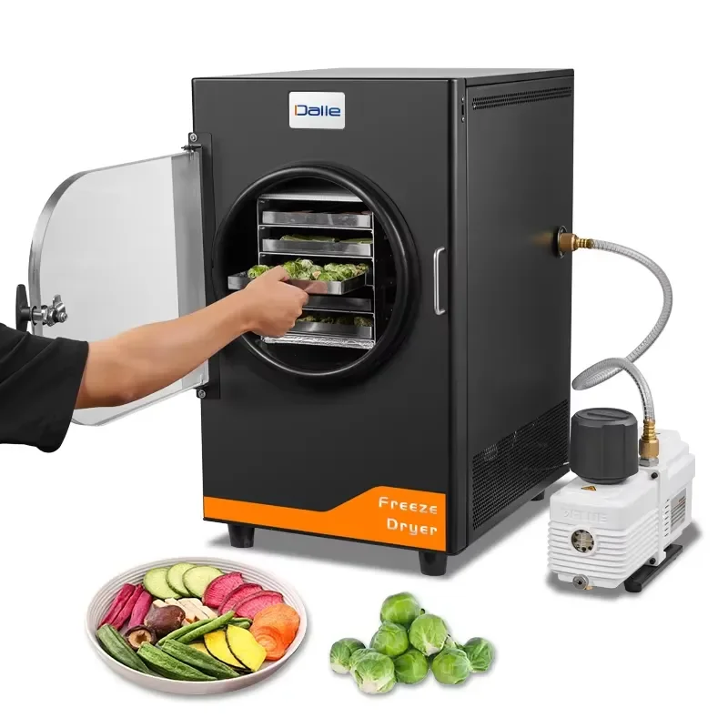 for DALLE 6kg Automatic Freeze Dryer 110V Compact Food Vacuum Drying Machine Home Fruit Vegetable Dehydrator Preservation