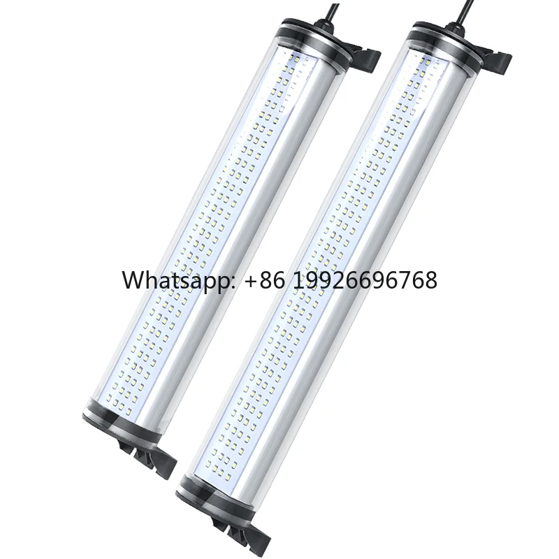 Customized 300MM Waterproof AC/DC LED Work Lamp for CNC Lathe Machine 24V 220V ABS Body Working Light