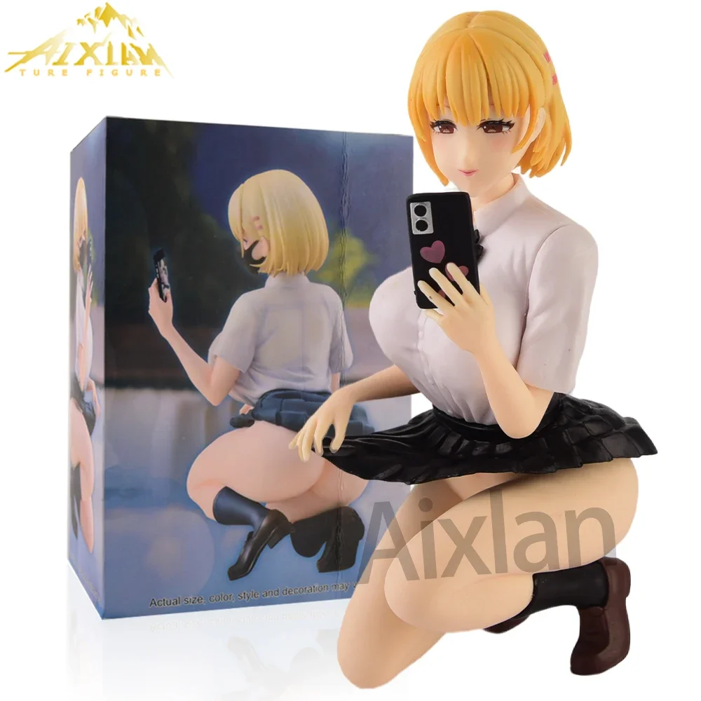 13 см Симпатичная аниме Lechery фигурка Yuanzi маска селфи красивая девушка сексуальная девушка ПВХ экшн-фигурка Коллекционная модель игрушки Детский подарок
