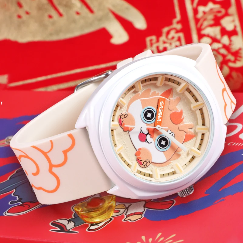 CASIMA Couple Watches Student Watches Waterproof Sports Jelly Watch Quartz Movement Model CS2309-1160