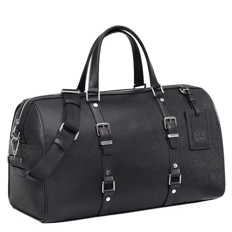 Fashion Private Brand Men's Weekend Luggage Bag Leather Custom Fitness Bag Travel Bag