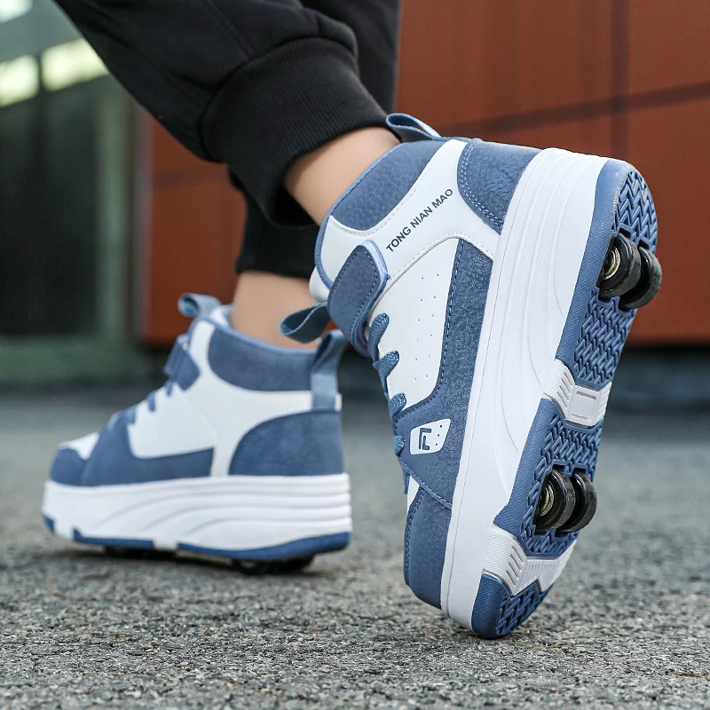 

Новые Heelys для мальчиков и девочек: теплые невидимые 4-колесные выдвижные детские роликовые туфли на зиму и осень