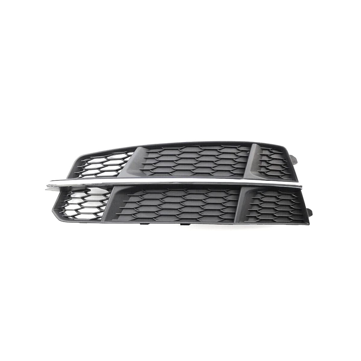 

Left Front Lower Bumper Fog Light Grille Grill Cover 4G0807681AN for Audi A6 C7 S-Line 2014-2018 Black Chrome