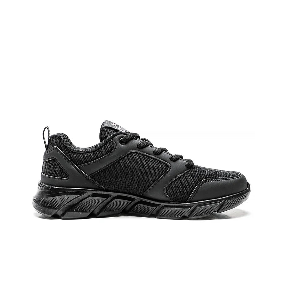 XTEP Breathable Lightweight Low top Casual Running Shoes Women's Black Smoky Gold Purple 879118117001-9