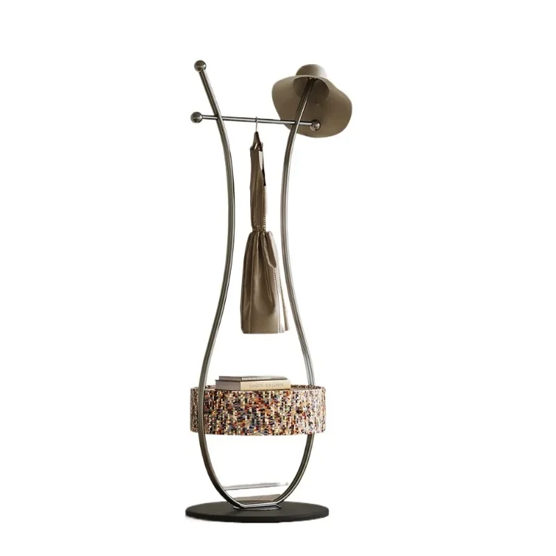 

High-end designer bedroom art sense large capacity mosaic hanger