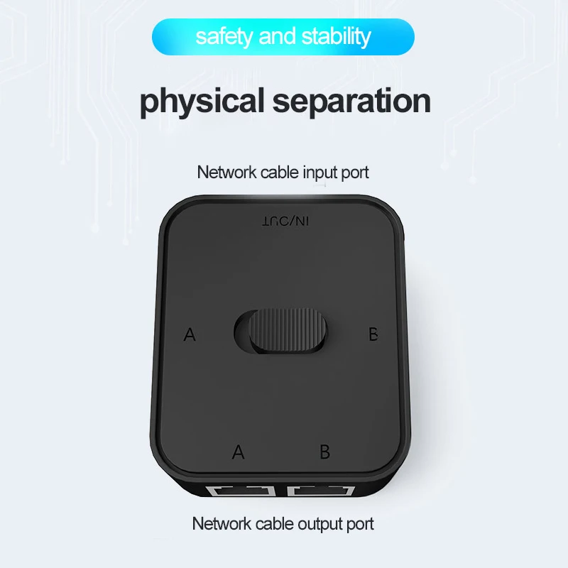 2ポートギガビットネットワークスイッチRJ45スイッチネットワークスプリッターケーブルエクステンダー1000mbpsセレクターパワーフリー2ウェイアダプターコネクター