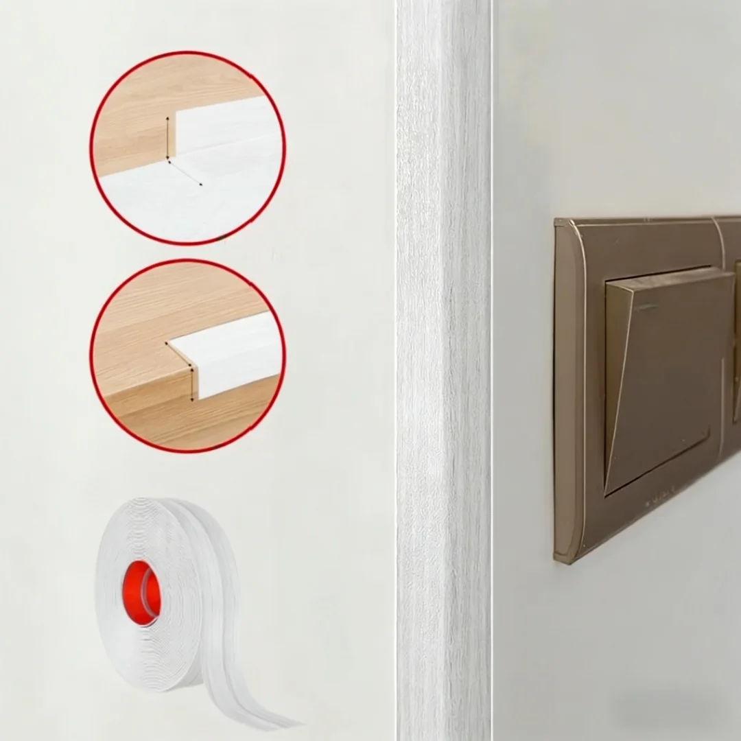 1PC 2cm/0.78in Flexible Wall Corner Protector Moulding Trim 
