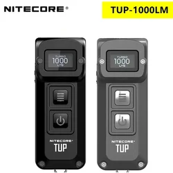 Nitecore-ミニLED懐中電灯,充電式,USB,1000ルーメン,内蔵バッテリー,ハイキング用