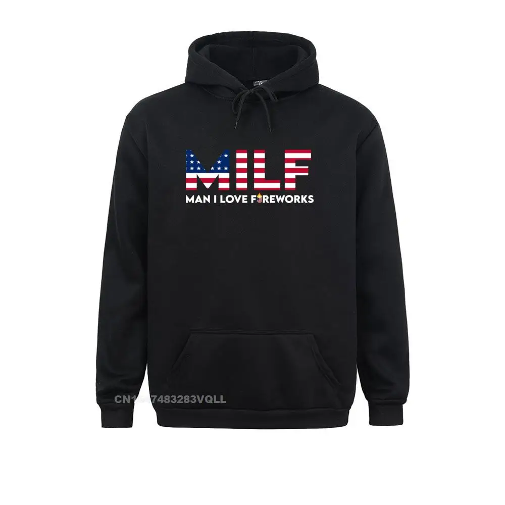 

On Sale Men Sweatshirts Milf Man I Love Fireworks Cool Hoodies Long Sleeve Geek Sportswears Hooded Pullover