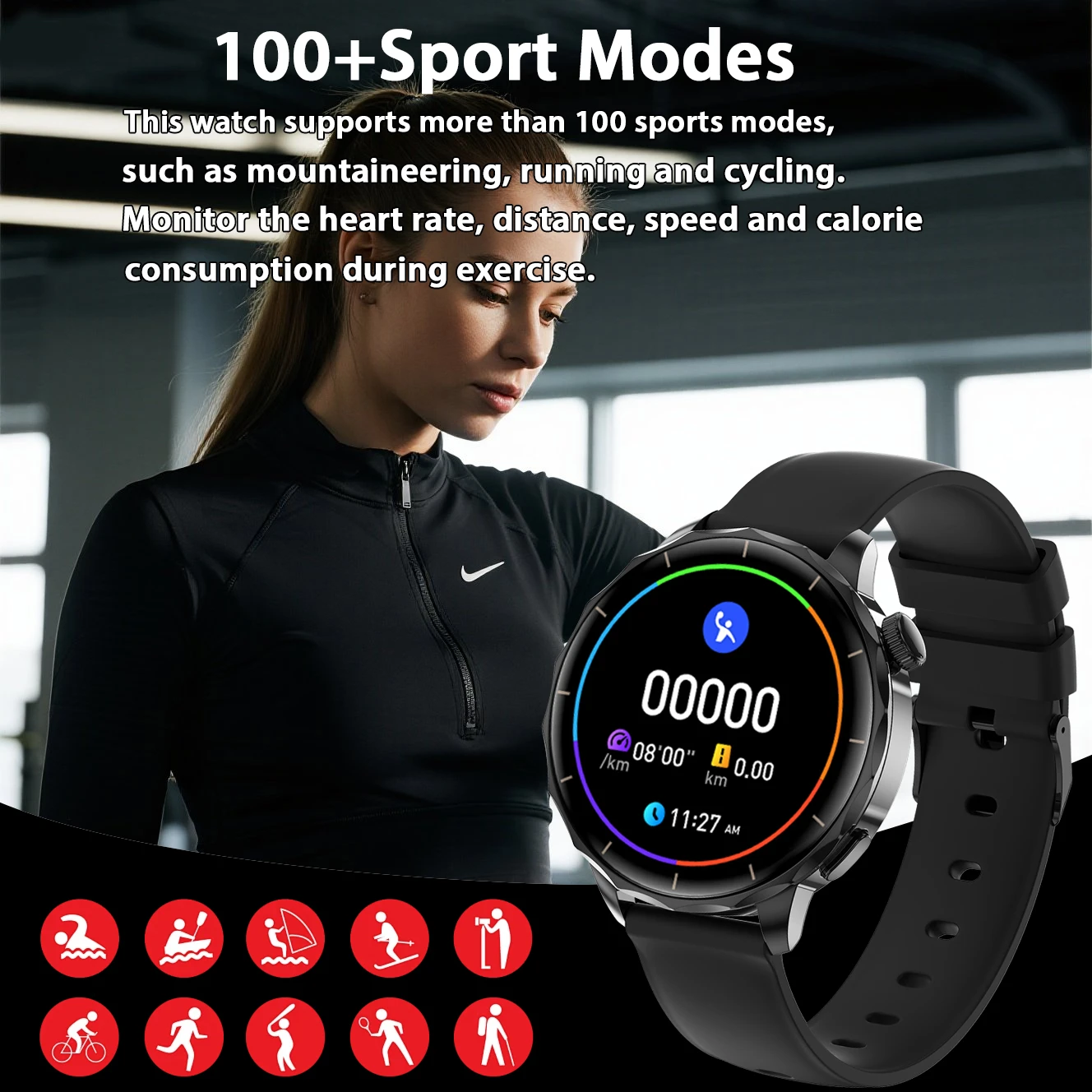 2025 Voor Android iOS Horloge Mini Smart Horloge 4 GB Groot Geheugen GPS Navigatie MP3/MP4 Speler APP Downloaden Sport trackr Smartwatch