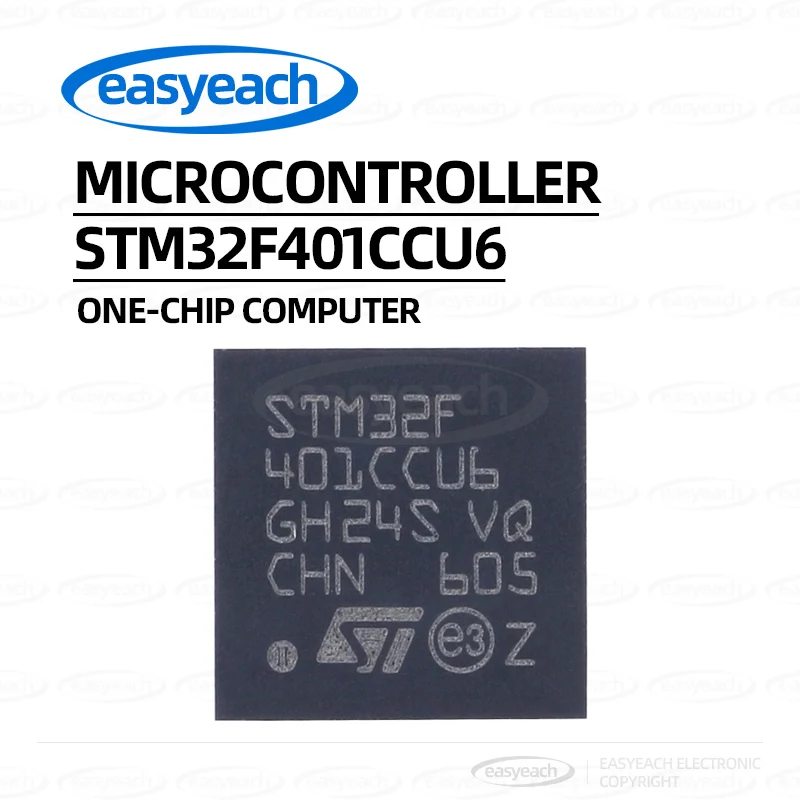 STM32F401CCU6 STMicroelectronics UFQFPN-48 ARM Cortex-M4 وحدات التحكم الدقيقة 32 بت-MCUs