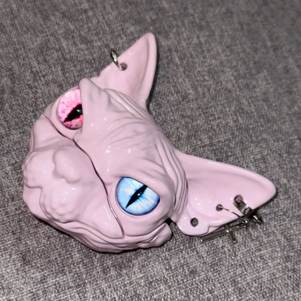 

Airpods 3 Earphone Case Cute Cat AirPods Pro/Pro2 Headphone Cover Resin Pink Grey Creative Headset Cover Airpods Case Accessory