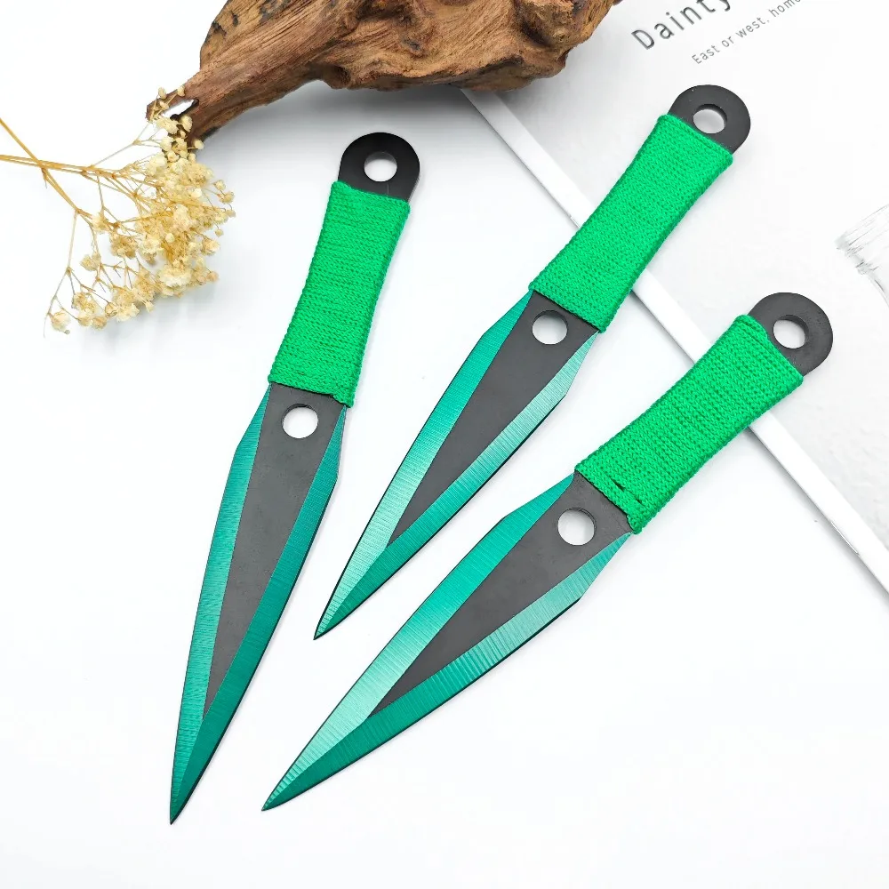 Non-Sharpened Pocket Knife Outdoor Fixed Blade Knife Stainless Steel Camping EDC Tool Outdoor Sports Competition tools EDC Knife