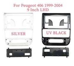 9 Inch Car Frame Fascia Adapter Android Radio Dash Fitting Panel Kit For Peugeot 406 1999-2004