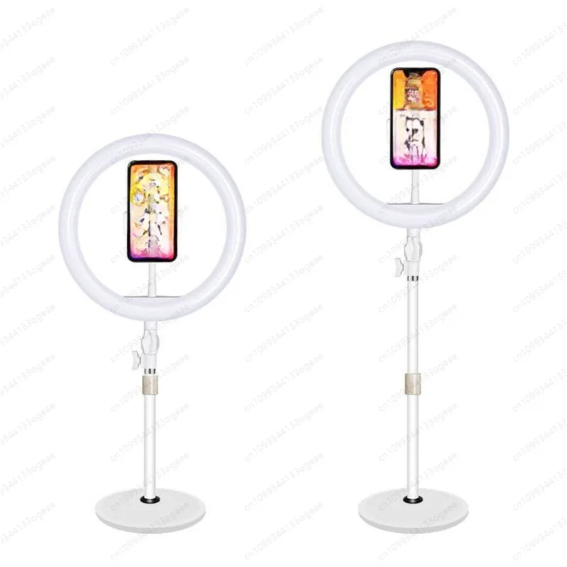 حامل الهاتف المحمول سطح المكتب المحمول استخدام مصباح حلقة السيلفي رخيصة قابلة للتطوير مصباح حلقة صغير صب Tel Selfie