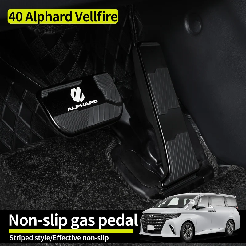 

Аксессуары для литья под давлением Alphard Vellfire 40 на 2023-2024 год, модификация педали газа и тормоза, украшение