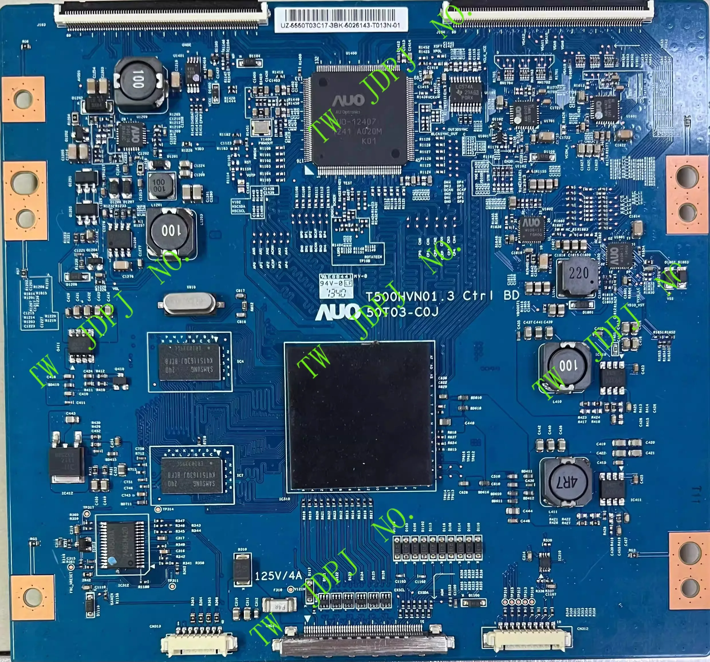 JDTW Original for AUO T500HVN01.3 Ctrl BD 50T03-C08/COJ Logic Board