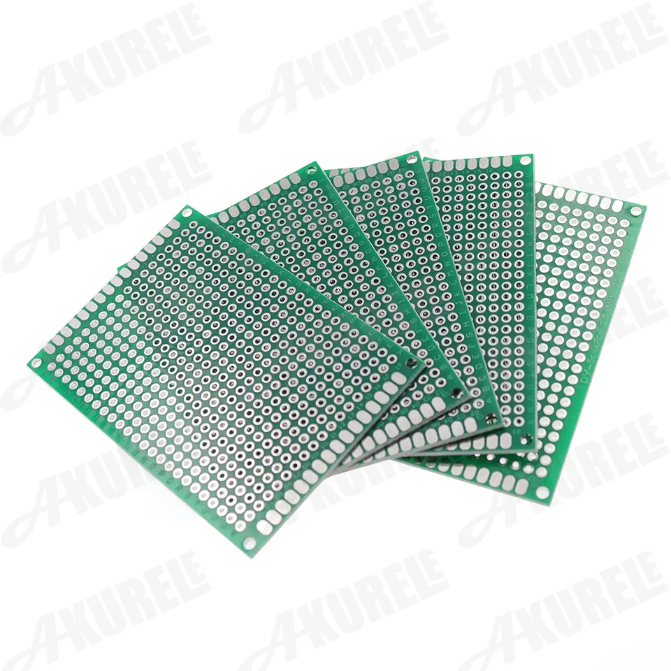 واحد الجانب نموذج PCB 7x9 6x8 5x7 4x6 3x7 2x8 12x8 سنتيمتر 9x15 سنتيمتر Diy العالمي الدوائر المطبوعة لوحة دارات مطبوعة Protoboard 4*6 6*8 5*7