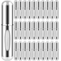 3/5/10/20/30pcs 5ml Mini Perfume Atomizer Portable Liquid Container For Cosmetics Traveling Aluminum Spray Empty Refillable