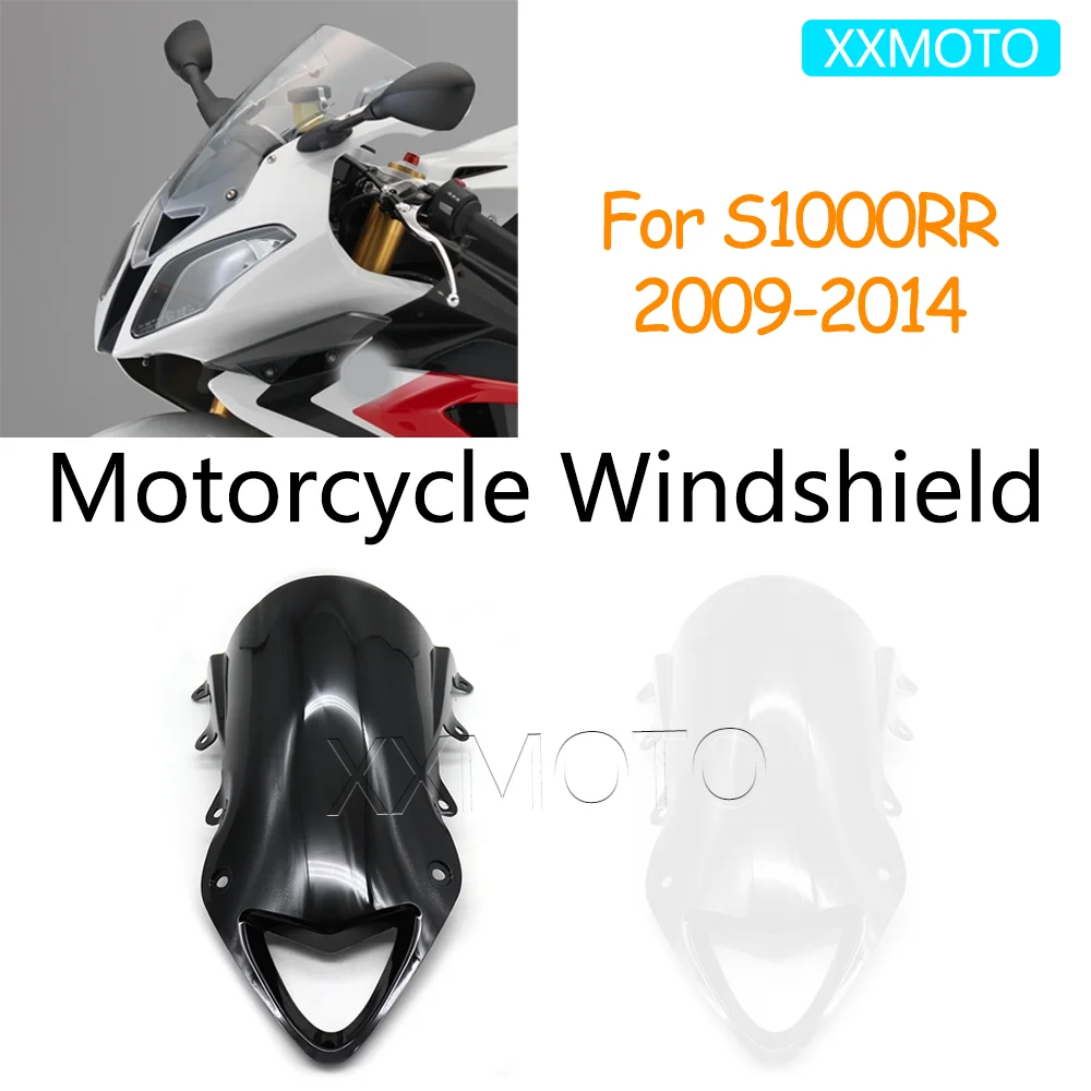

For BMW S1000RR S 1000RR S1000 RR 1000 2009-2014 Motorcycle Front Windshield Windscreen Deflector Fairing Windproof Protector