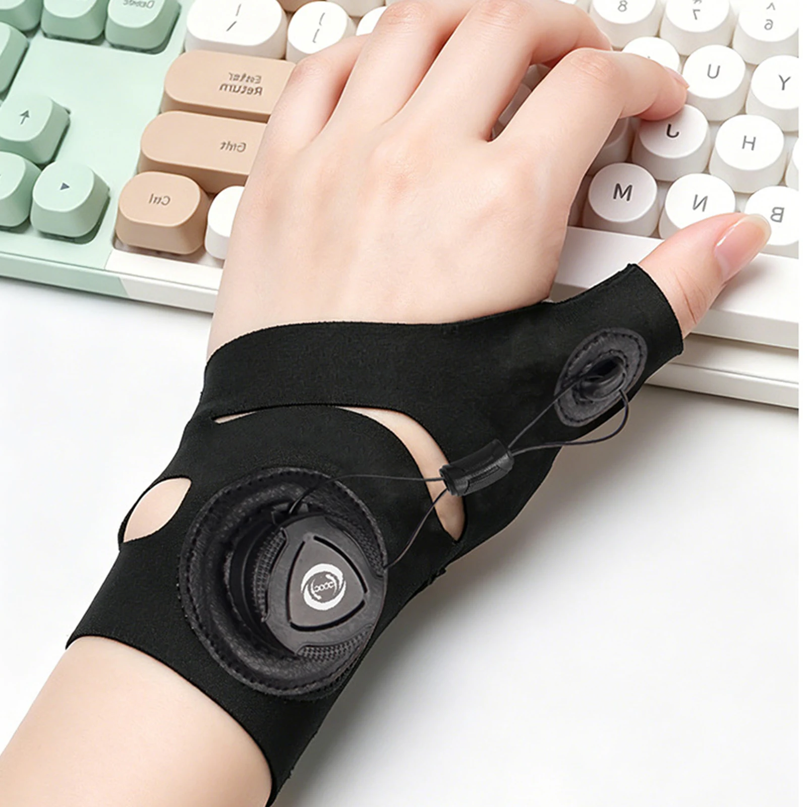 Finger Joint Protective Cover Non-Slip Rotating Adjust Thumb Wrist Guard Finger Fixator Strap For Gym Enthusiasts & Athletes